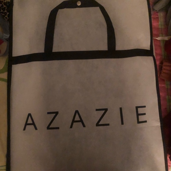 Azazie Bridesmaid Dress-Navy Size 8 - Picture 6 of 6